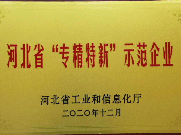 河北專精特新示範企業