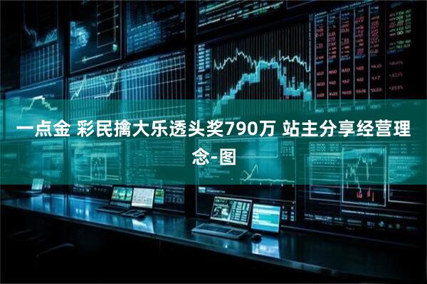 一点金 彩民擒大乐透头奖790万 站主分享经营理念-图